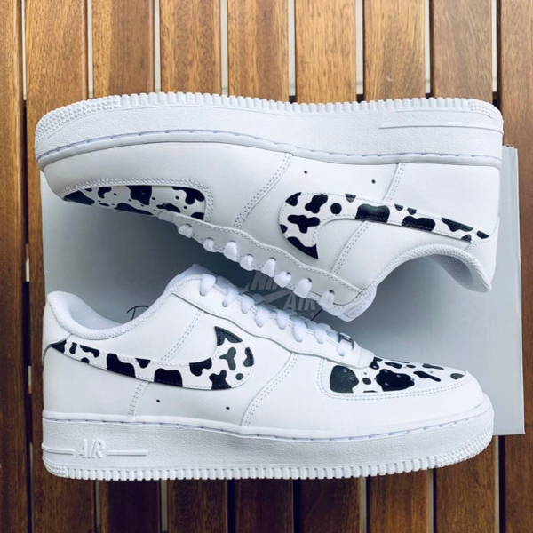 Custom Air Force 1'S Cow