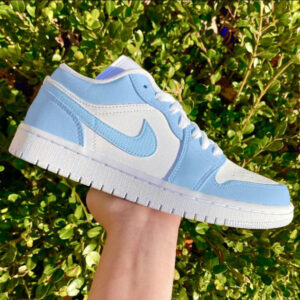Custom Air Jordan 1 Low Baby Blue Colorblock ?