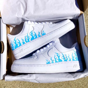Custom Air Force 1 Blue Flame ?