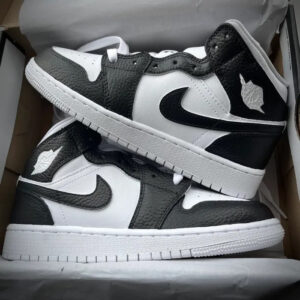 Black White Air Jordan 1 Custom