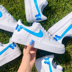 Custom Air Force 1 Blue Butterfly ???