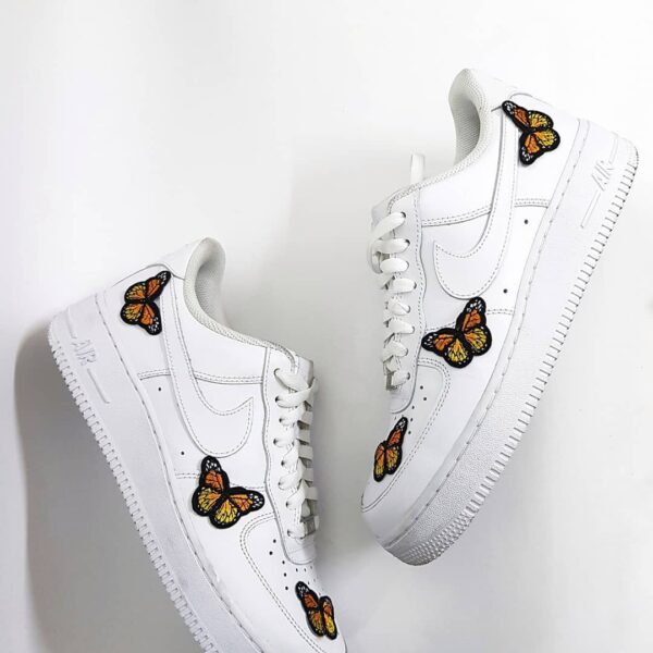 BUTTERFLY YELLOW CUSTOM AIR FORCE 1