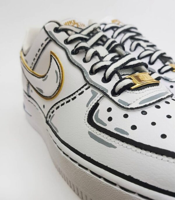 BLACK LINE CUSTOM AIR FORCE 1 - Image 2