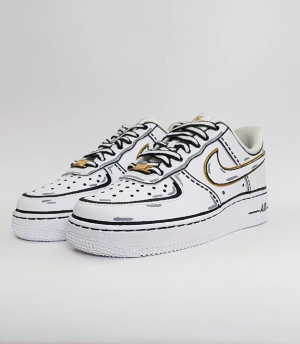 BLACK LINE CUSTOM AIR FORCE 1
