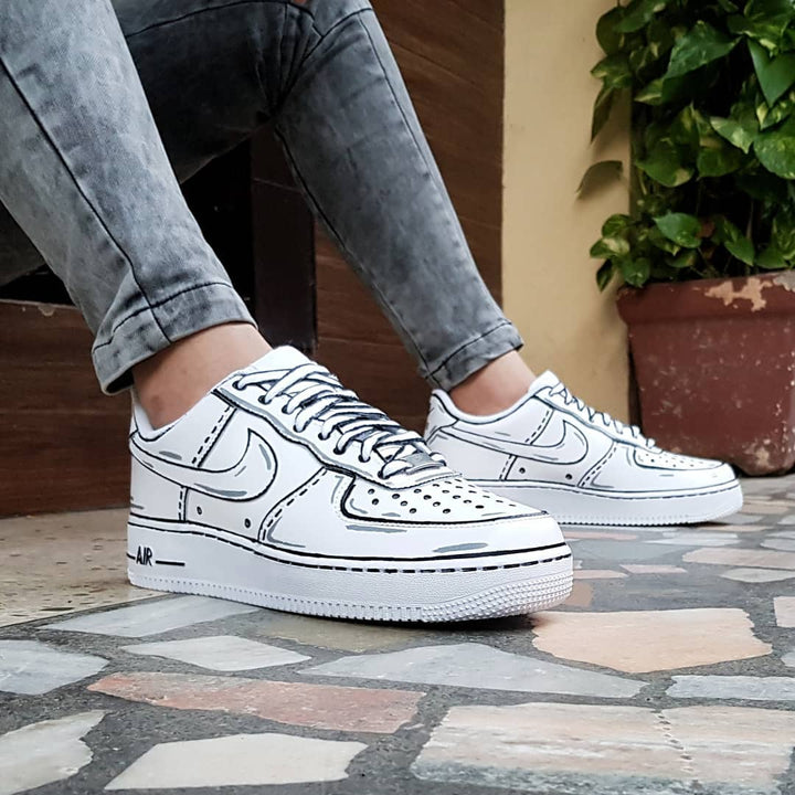 BLACK LINE CUSTOM AIR FORCE 1 - Image 14