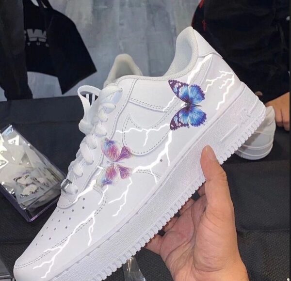 BUTTERFLY LIGHTNING CUSTOM AIR FORCE 1