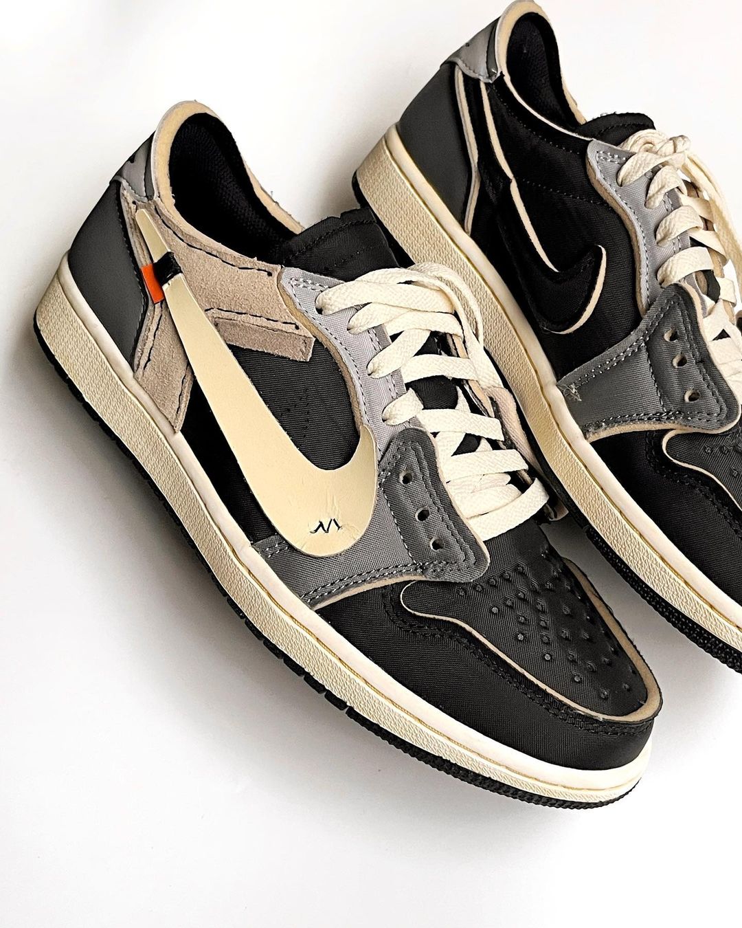 KHAKI BLACK GRAY CUSTOM AIR FORCE 1 - Image 5