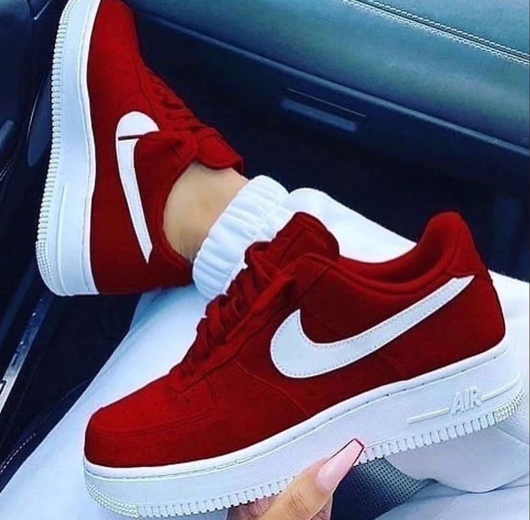 RED CUSTOM AIR FORCE 1