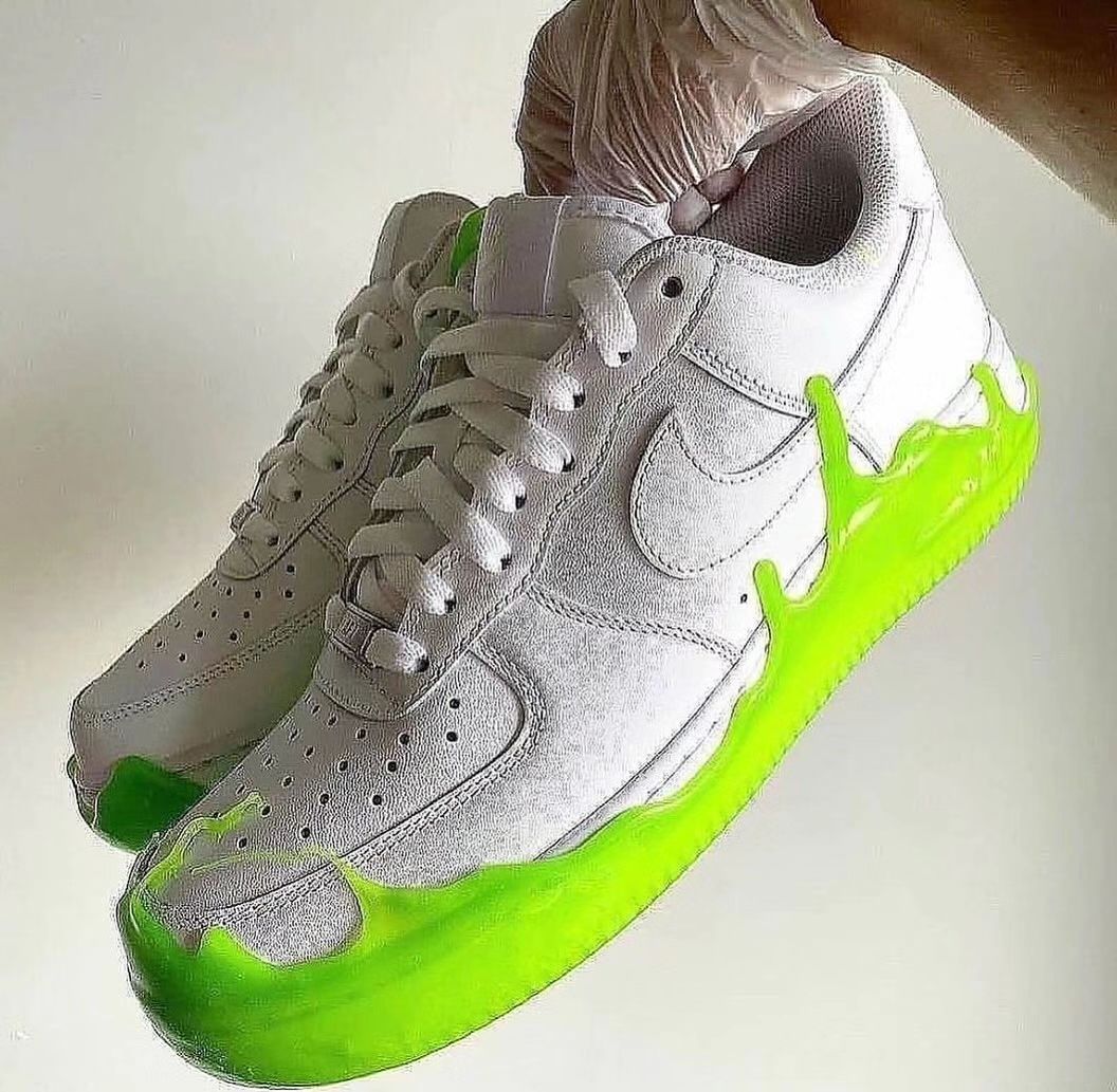 Custom Air Force 1 Green Venom