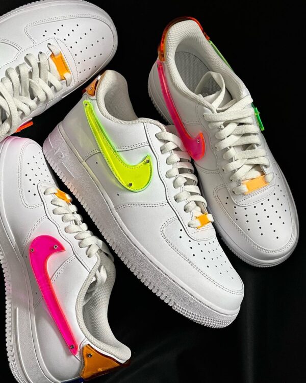 RIVET SCREW GOLD PINK CUSTOM AIR FORCE 1