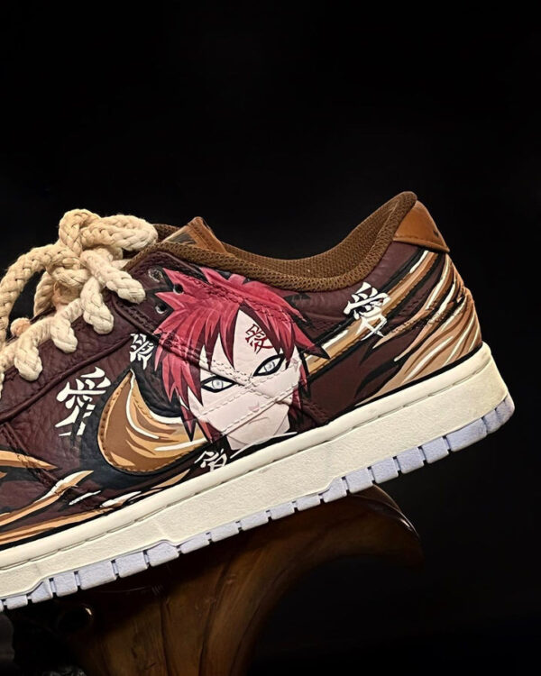 CARTOON MAN RED DARK LIGHT BROWN FONT CUSTOM AIR FORCE 1 - Image 7