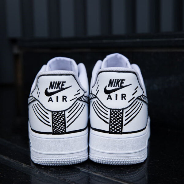 SKETCH LINES CUSTOM AIR FORCE 1 - Image 8