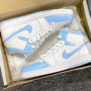 BABY BLUE CUSTOM AIR JORDAN 1