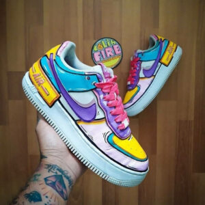 COLORFUL CUSTOM AIR FORCE 1 SHADOW