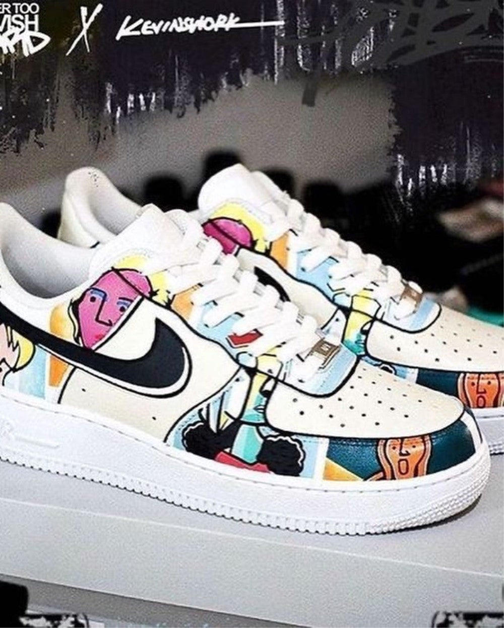 PICASSO OIL PAINTING CUSTOM AIR FORCE 1