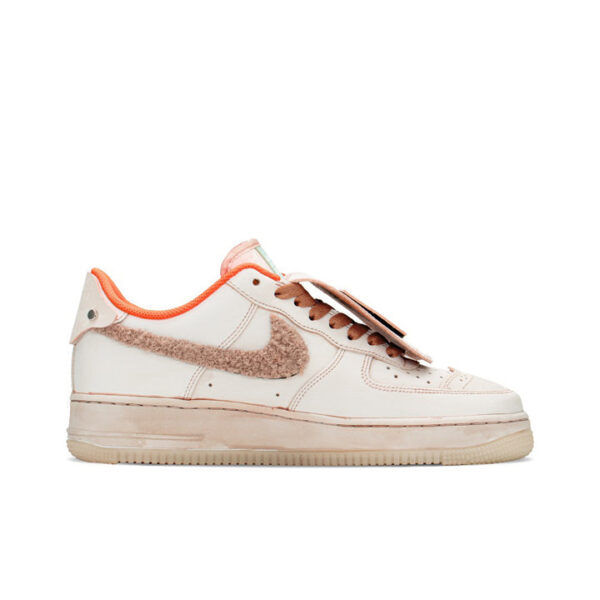 ORANGE BEIGE CHRISTMAS XMAS GIFT SNEAKERS CUSTOM AIR FORCE 1 - Image 10