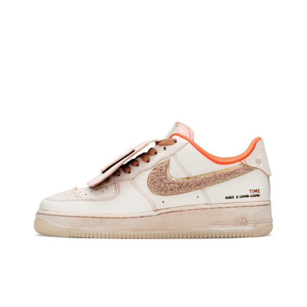 ORANGE BEIGE CHRISTMAS XMAS GIFT SNEAKERS CUSTOM AIR FORCE 1 - Image 7