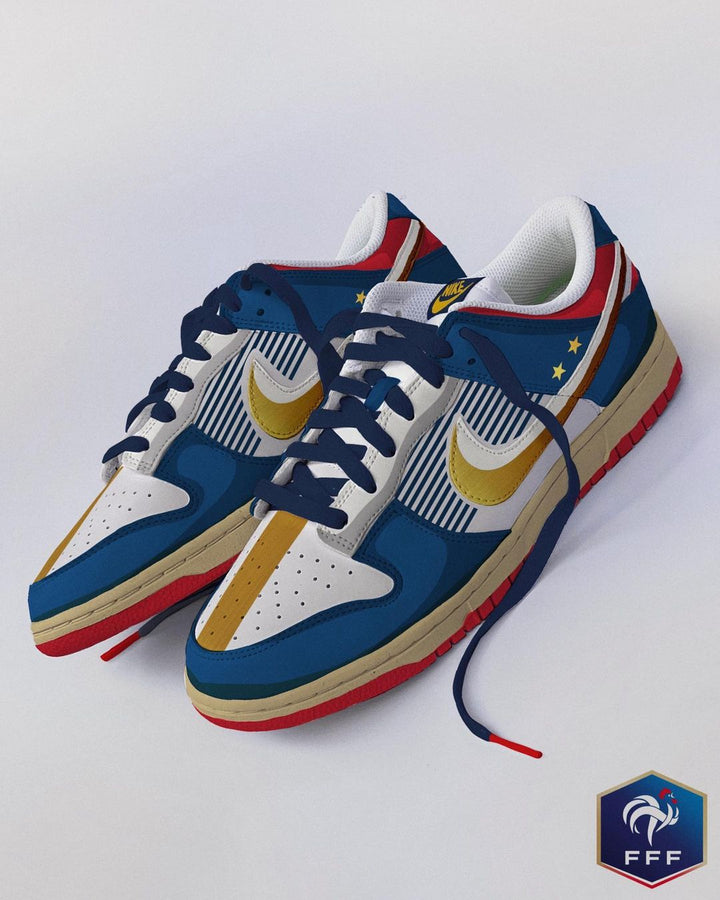 BLUE GOLD GREEN RED CUSTOM AIR FORCE 1 - Image 6