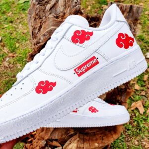 Custom Air Force 1 Red Pattern