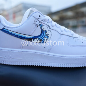 CUSTOM AIR JORDAN 1 WAVE LIGHT BLUE