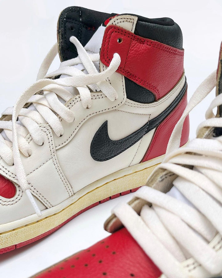RED BLACK WHITE CUSTOM AIR JORDAN 1 - Image 11