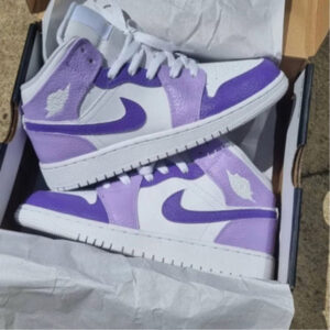 LAVENDER PURPLE CUSTOM AIR JORDAN 1