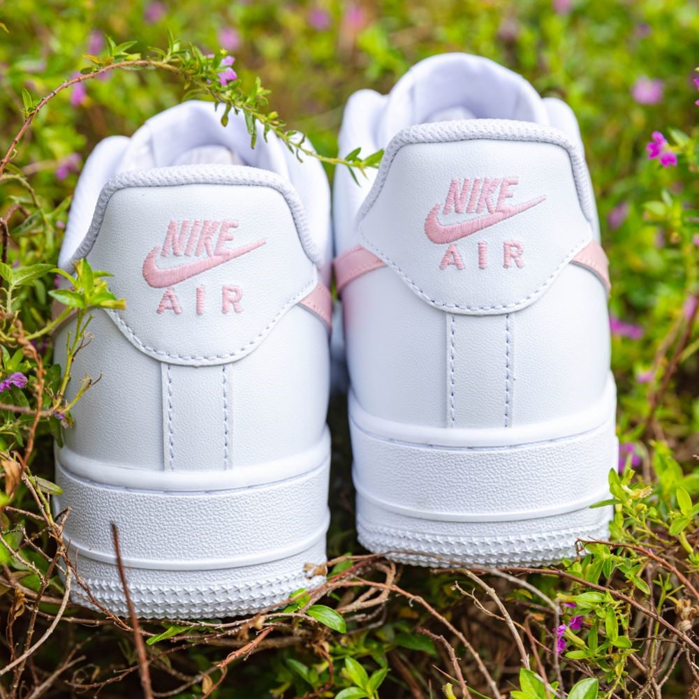FLOWERS PINK CUSTOM AIR FORCE 1 - Image 4