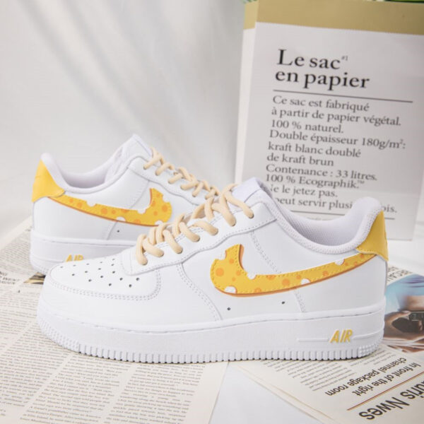 YELLOW CHEESE CUSTOM AIR FORCE 1