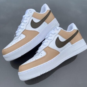 DARK BROWN CUSTOM AIR FORCE 1