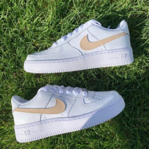 BEIGE SMOOTH CUSTOM AIR FORCE 1