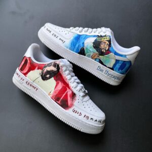 CARTOON ROLE BLUE RED CUSTOM AIR FORCE 1