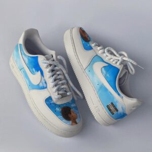 CLOUD BLUE SKY CARTOON ROLE T CUSTOM AIR FORCE 1