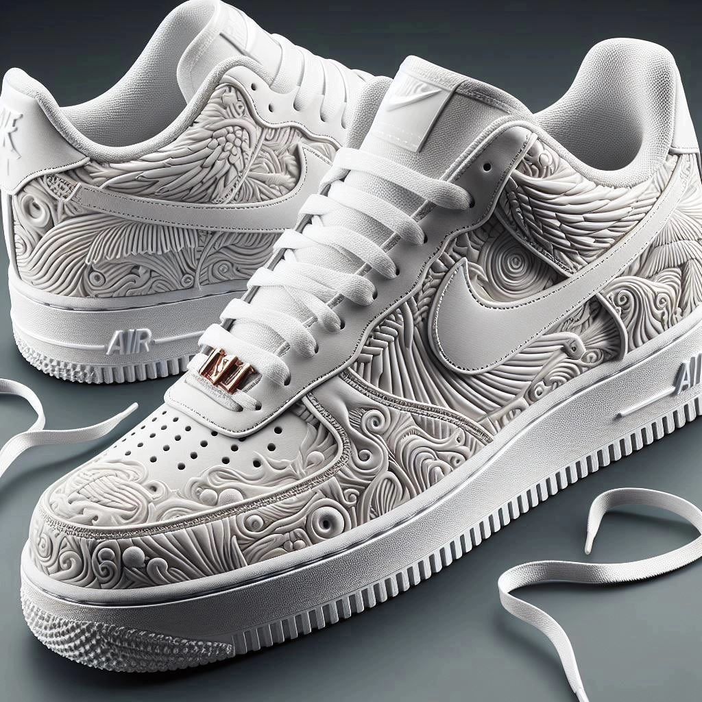 CLASSICAL PATTERN STICKER CUSTOM AIR FORCE 1