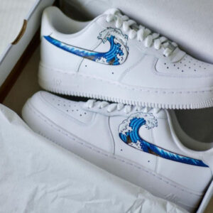 BLUE WAVE CUSTOM AIR FORCE 1