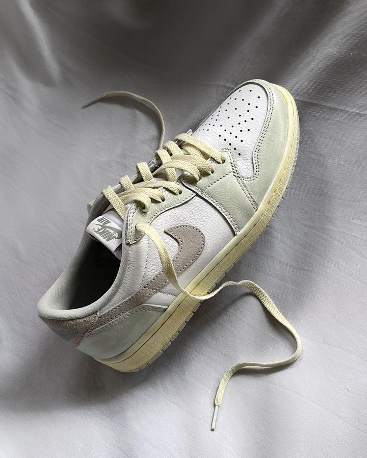 CLASSICAL LIGHT CYAN GRAY WHITE CUSTOM AIR FORCE 1 - Image 7