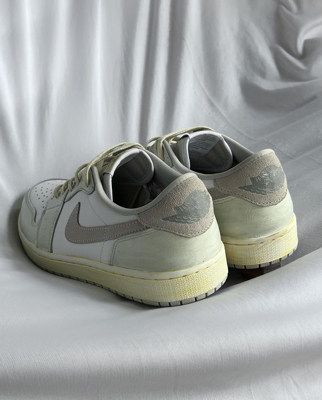 CLASSICAL LIGHT CYAN GRAY WHITE CUSTOM AIR FORCE 1 - Image 5