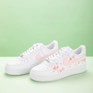 PINK PEACH BLOSSOM CUSTOM AIR FORCE 1