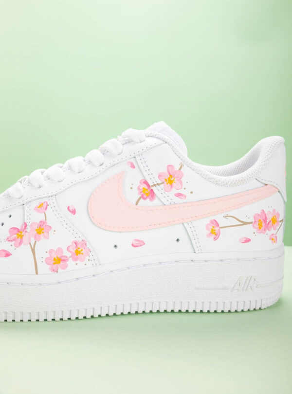 PINK PEACH BLOSSOM CUSTOM AIR FORCE 1 - Image 10