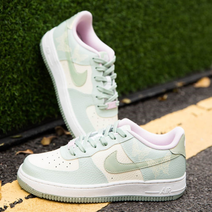 GREEN BUTTERFLY CUSTOM AIR FORCE 1 - Image 5