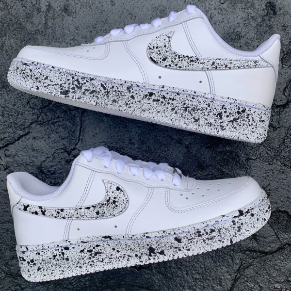 Custom Air Force 1'S Splattered