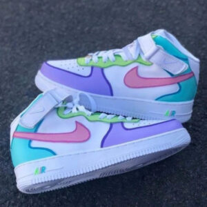 MACARON MID CUSTOM AIR FORCE 1
