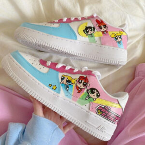 COLOR POWERPUFF GIRLS CUSTOM AIR FORCE 1