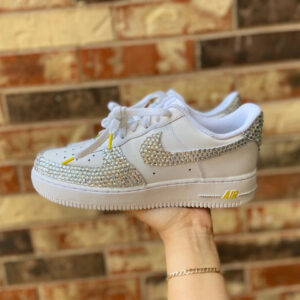 PASTE DIAMOND SILVER YELLOW CUSTOM AIR FORCE 1