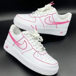 PINK WHITE GRADIENT CUSTOM AIR FORCE 1