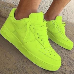 GREEN CUSTOM AIR FORCE 1