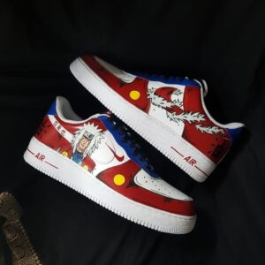 CARTOON ROLE WHITE RED DARK BLUE CUSTOM AIR FORCE 1