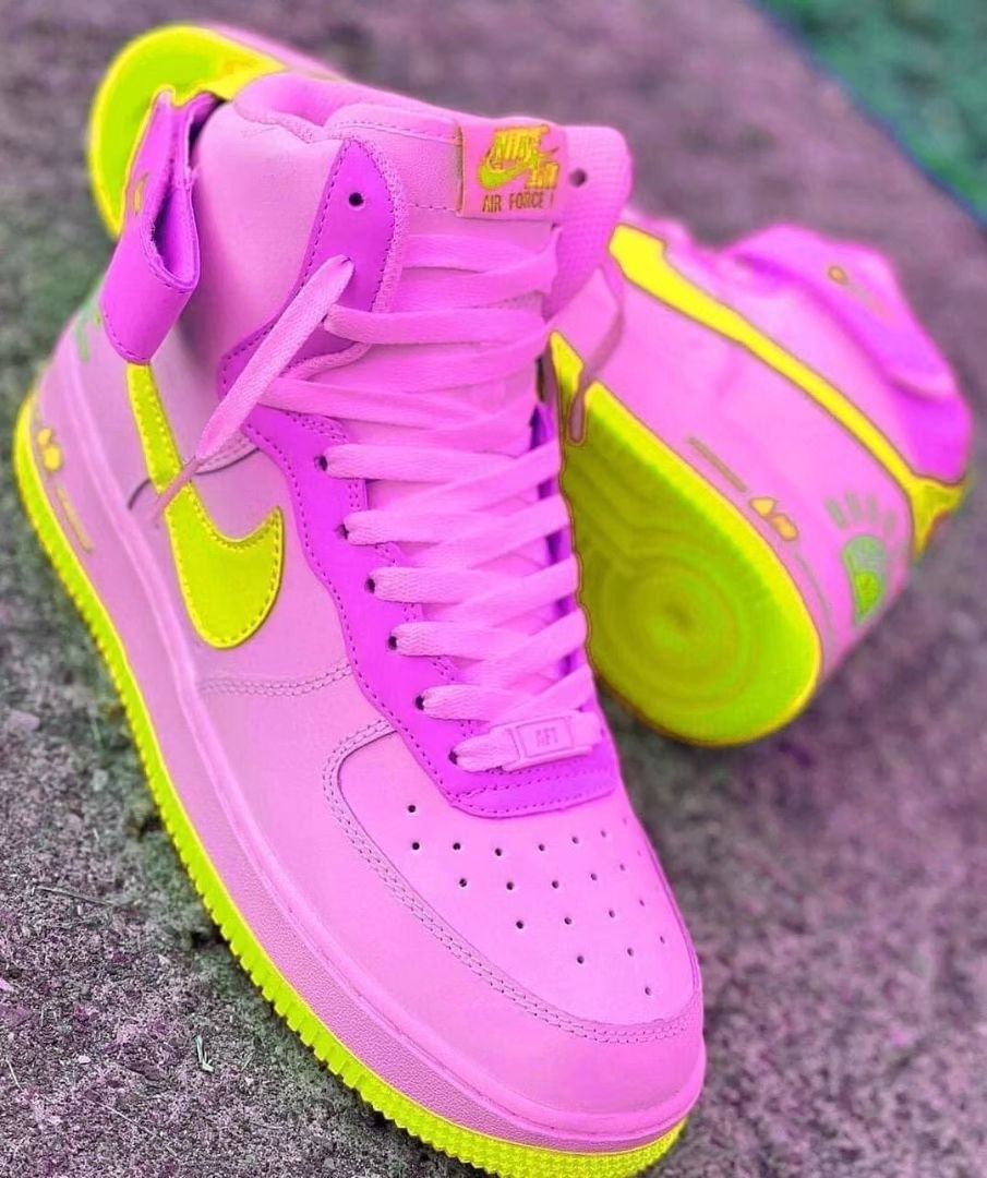 PINK CUSTOM AIR FORCE 1