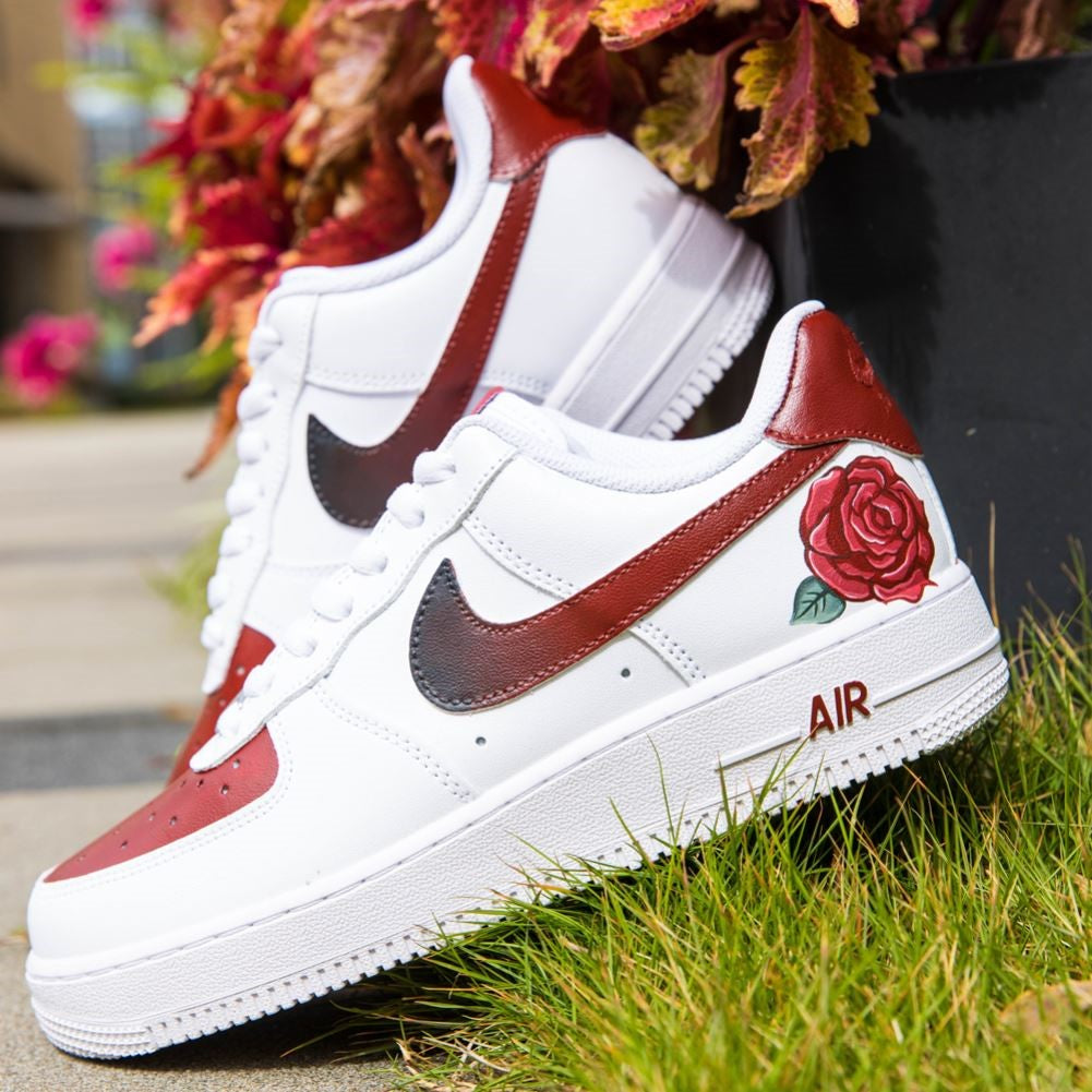 RED ROSE CUSTOM AIR FORCE 1
