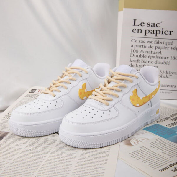YELLOW CHEESE CUSTOM AIR FORCE 1 - Image 7