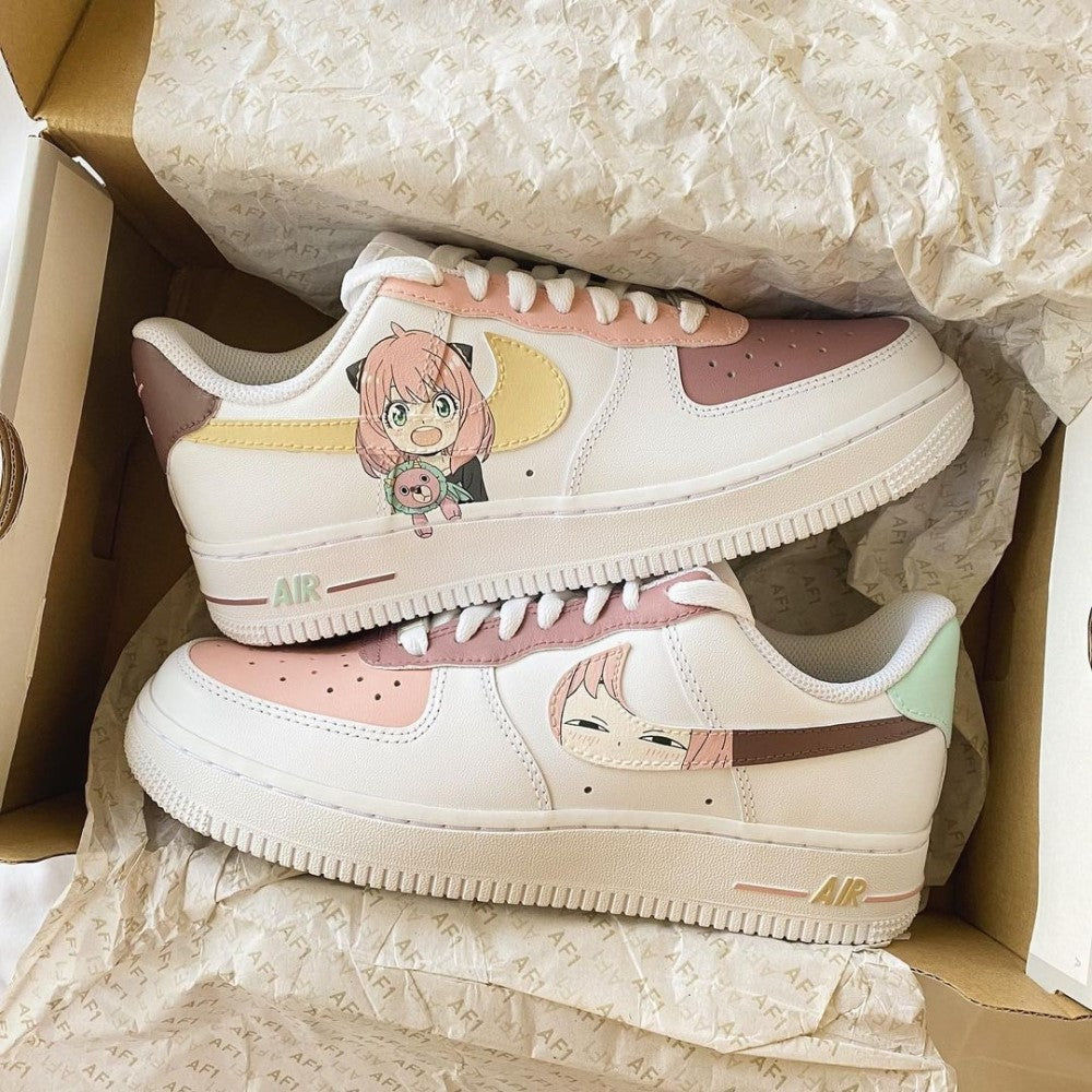 ANIME PINK CUSTOM AIR FORCE 1
